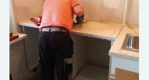 Сборка кухонного гарнитура. Измайлово